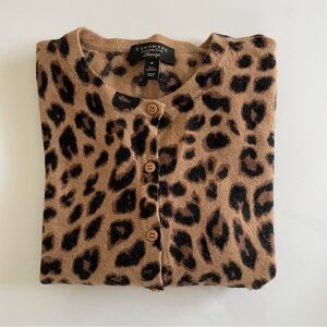 Animal Print Cashmere Sweater